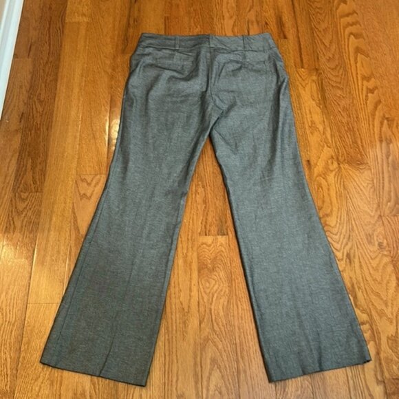 LE CHÂTEAU WOMENS DRESS PANTS STRAIGHT LEGS GRAY IN SIZE 910 - Picture 5 of 5